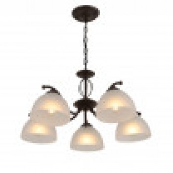 Distribuidor - Lâmpadas Diversas | Lâmpadas Clássicas | LAMPARA BONETE 5XE27 MARRON REGX54X54 CM Ref: 152955002